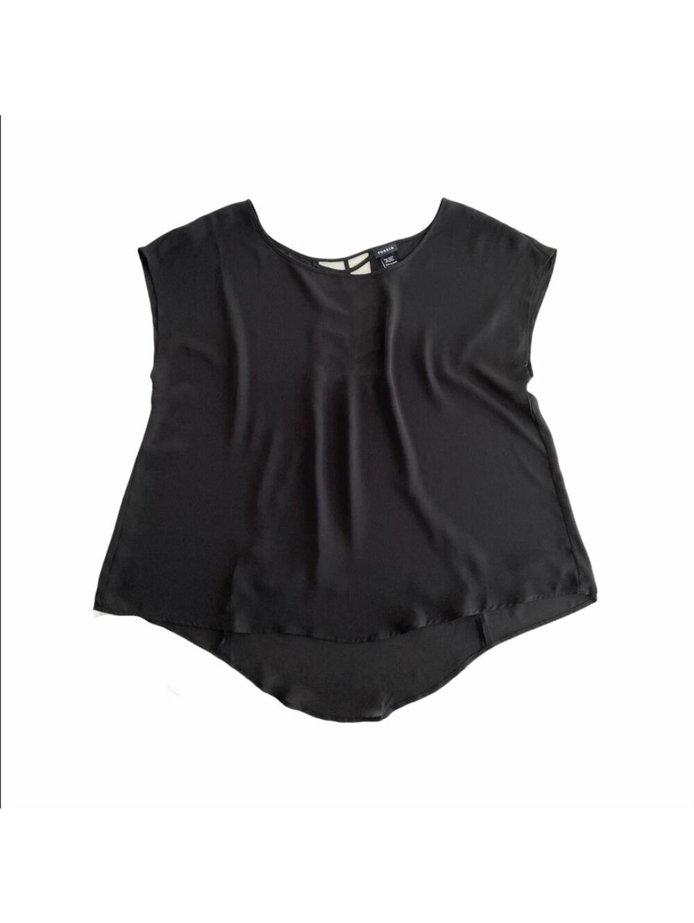 TORRID Black Short Sleeve Blouse